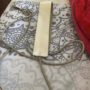 White House Black Market Gold XS Belt